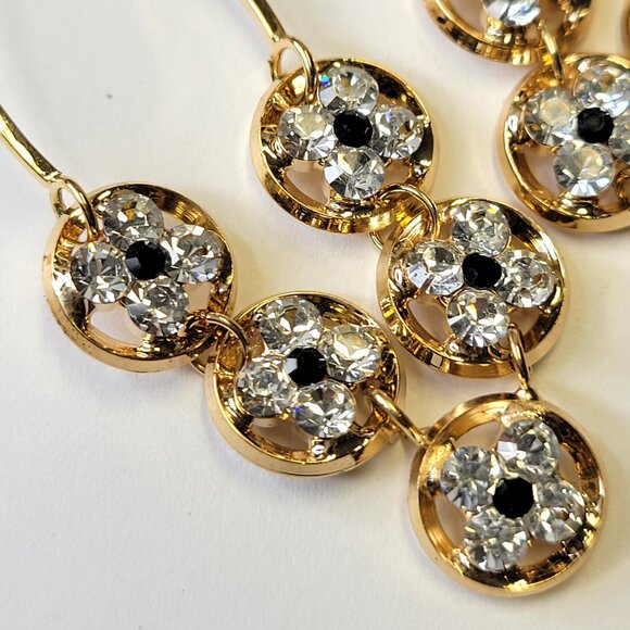 Gold Drop Earrings - Picture 3 of 9